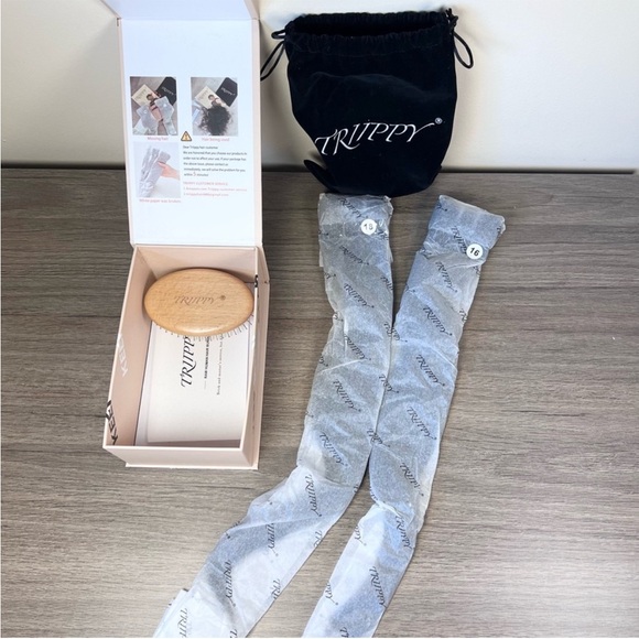 Triippy Raw Human Hair Natural Black Straight 16 18 Inch Sew In Hair Extensions - Picture 10 of 14